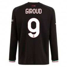 AC Milan Fotbalový Dres 2022-23 Giroud 9 Domácí Dlouhý Rukáv