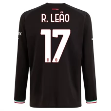 AC Milan Fotbalový Dres 2022-23 R. Leao 17 Domácí Dlouhý Rukáv