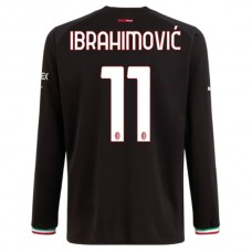AC Milan Fotbalový Dres 2022-23 Zlatan Ibrahimović 11 Domácí Dlouhý Rukáv