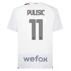 AC Milan Fotbalový Dres 2023-24 Christian Pulisic 11 Venkovní
