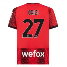 AC Milan Fotbalový Dres 2023-24 Origi 27 Domácí