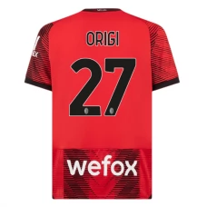 AC Milan Fotbalový Dres 2023-24 Origi 27 Domácí