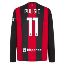 AC Milan Pulisic 11 Domácí Dres 2026-27 Dlouhý Rukáv