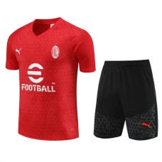 AC Milan Tréninkový Dres Soupravy 2023-24 - Červená