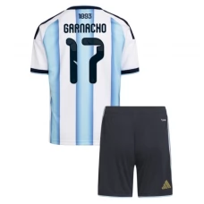 Argentina Garnacho 17 Dětský Domácí Dres Komplet MS 2026