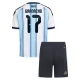 Argentina Garnacho 17 Dětský Domácí Dres Komplet MS 2026