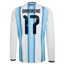 Argentina Garnacho 17 Domácí Dres MS 2026 Dlouhý Rukáv