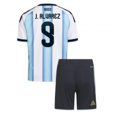 Argentina J.Alvarez 9 Dětský Domácí Dres Komplet MS 2026