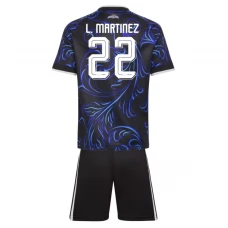 Argentina L.Martinez 22 Dětský Venkovní Dres Komplet MS 2026