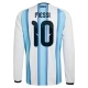 Argentina Messi 10 Domácí Dres MS 2026 Dlouhý Rukáv