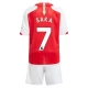 Arsenal Dětské Fotbalové Dresy Komplet 2023-24 Bukayo Saka 7 Domácí