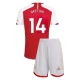 Arsenal Dětské Fotbalové Dresy Komplet 2023-24 Nketiah 14 Domácí