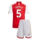 Arsenal Dětské Fotbalové Dresy Komplet 2023-24 Thomas 5 Domácí