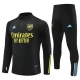 Arsenal Dětské Tréninkové Soupravy 2023-24 - 1-4 Zip Černá