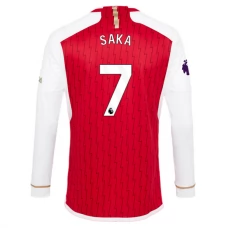 Arsenal Fotbalový Dres 2023-24 Bukayo Saka 7 Domácí Dlouhý Rukáv