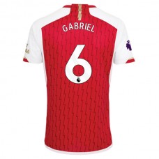 Arsenal Fotbalový Dres 2023-24 Gabriel 6 Domácí