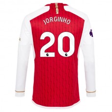 Arsenal Fotbalový Dres 2023-24 Jorginho 20 Domácí Dlouhý Rukáv