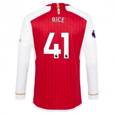 Arsenal Fotbalový Dres 2023-24 Rice 41 Domácí Dlouhý Rukáv