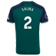 Arsenal Fotbalový Dres 2023-24 Saliba 2 Alternativní