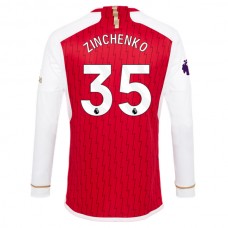 Arsenal Fotbalový Dres 2023-24 Zinchenko 35 Domácí Dlouhý Rukáv