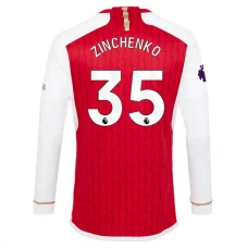 Arsenal Fotbalový Dres 2023-24 Zinchenko 35 Domácí Dlouhý Rukáv
