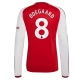 Arsenal Ødegaard 8 Domácí Dres 2026-27 Dlouhý Rukáv