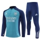 Arsenal Tréninková Mikina Soupravy 2025-26 - 1-4 Zip Zelená
