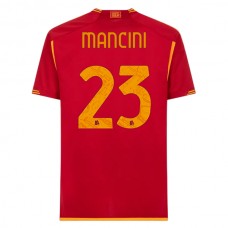 AS Roma Fotbalový Dres 2023-24 Mancini 23 Domácí