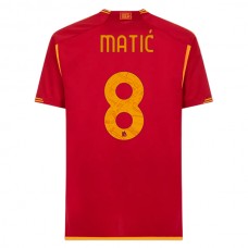 AS Roma Fotbalový Dres 2023-24 Nemanja Matić 8 Domácí