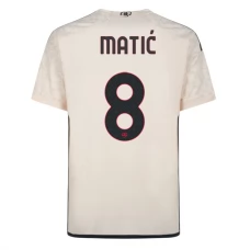 AS Roma Fotbalový Dres 2023-24 Nemanja Matić 8 Venkovní