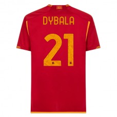 AS Roma Fotbalový Dres 2023-24 Paulo Dybala 21 Domácí