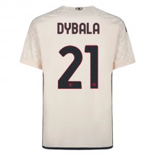 AS Roma Fotbalový Dres 2023-24 Paulo Dybala 21 Venkovní