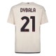 AS Roma Fotbalový Dres 2023-24 Paulo Dybala 21 Venkovní