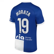 Atlético Madrid Fotbalový Dres 2023-24 Álvaro Morata 19 Venkovní