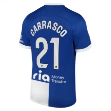 Atlético Madrid Fotbalový Dres 2023-24 Carrasco 21 Venkovní