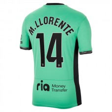 Atlético Madrid Fotbalový Dres 2023-24 M. Marcos Llorente 14 Alternativní