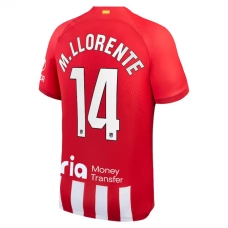 Atlético Madrid Fotbalový Dres 2023-24 M. Marcos Llorente 14 Domácí