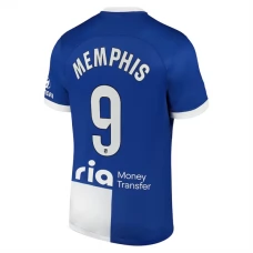 Atlético Madrid Fotbalový Dres 2023-24 Memphis Depay 9 Venkovní