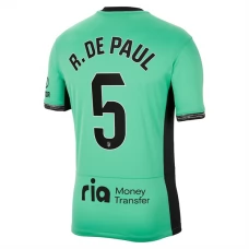 Atlético Madrid Fotbalový Dres 2023-24 R. De Rodrigo De Paul 5 Alternativní