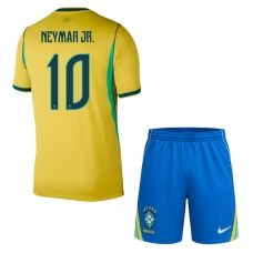 Brazílie Neymar Jr. 10 Dětský Domácí Dres Komplet MS 2026
