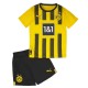 BVB Borussia Dortmund Dětské Fotbalové Dresy Komplet 2022-23 Domácí
