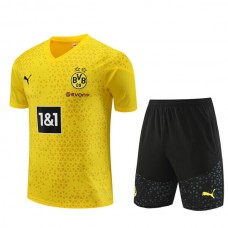 BVB Borussia Dortmund Dětské Tréninkový Dres Soupravy 2023-24 - Shorts Yelow