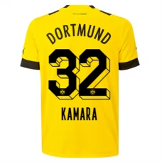 BVB Borussia Dortmund Fotbalový Dres 2022-23 Kamara 32 Domácí