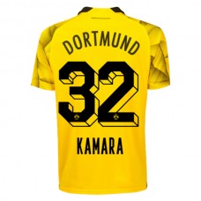 BVB Borussia Dortmund Fotbalový Dres 2023-24 Kamara 32 Alternativní
