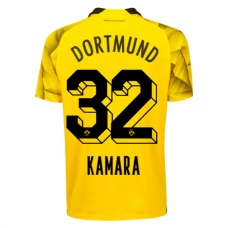 BVB Borussia Dortmund Fotbalový Dres 2023-24 Kamara 32 Alternativní