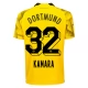 BVB Borussia Dortmund Fotbalový Dres 2023-24 Kamara 32 Alternativní