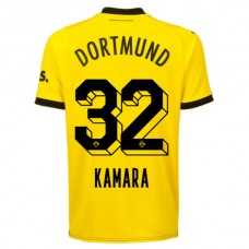BVB Borussia Dortmund Fotbalový Dres 2023-24 Kamara 32 Domácí