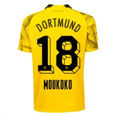 BVB Borussia Dortmund Fotbalový Dres 2023-24 Moukoko 18 Alternativní