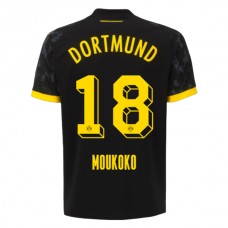 BVB Borussia Dortmund Fotbalový Dres 2023-24 Moukoko 18 Venkovní