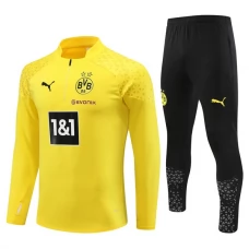 BVB Borussia Dortmund Tréninkové Soupravy 2023-24 - 1-4 Zip Žlutá